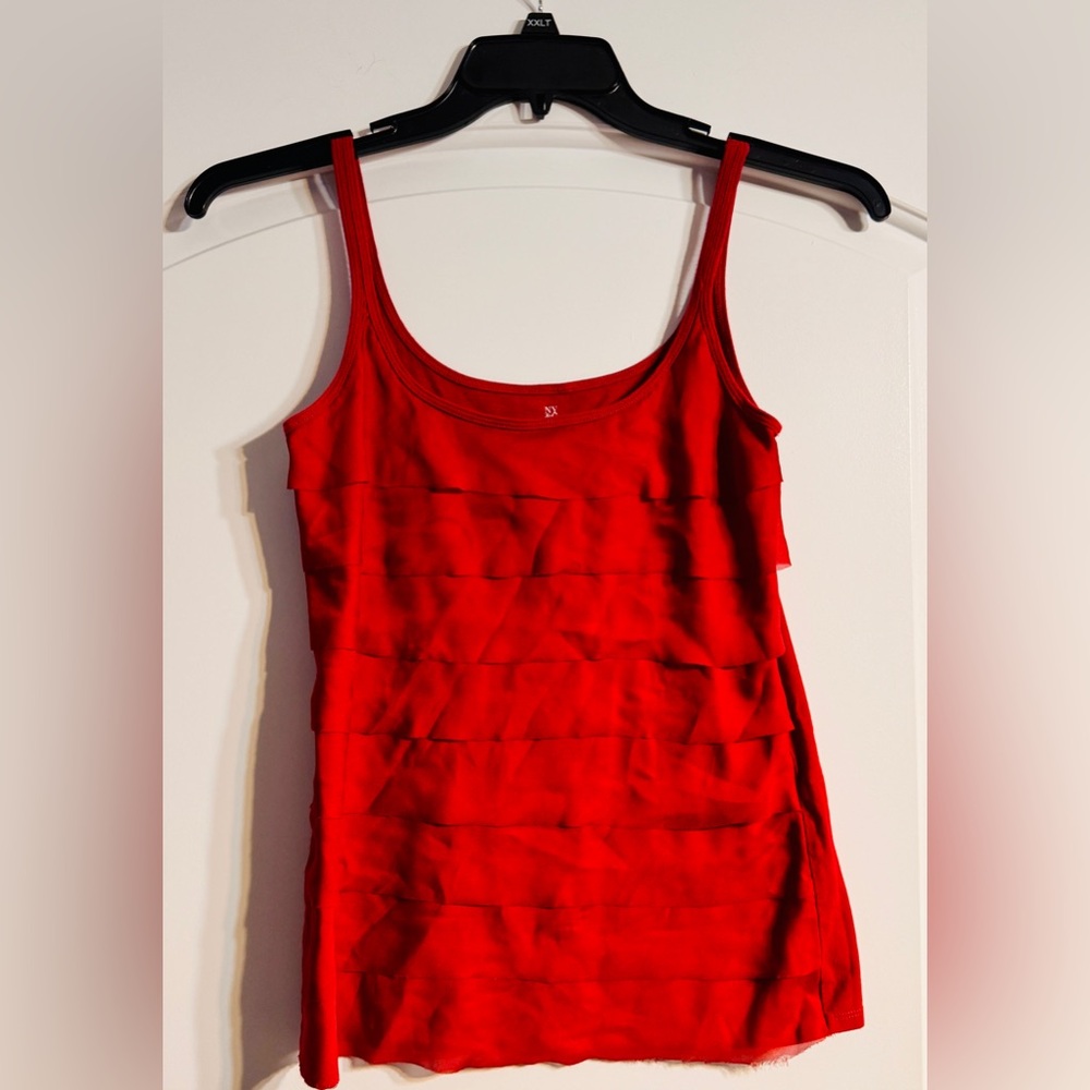 New York & Company Red Layered Camisole‎